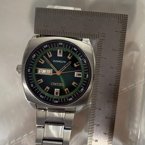Seiko 7S26-04B0 Silver Stainless Steel Bracelet Strap Automatic Men\'s Wristwatch main image 7